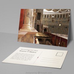 Postal Escenario seccionado...